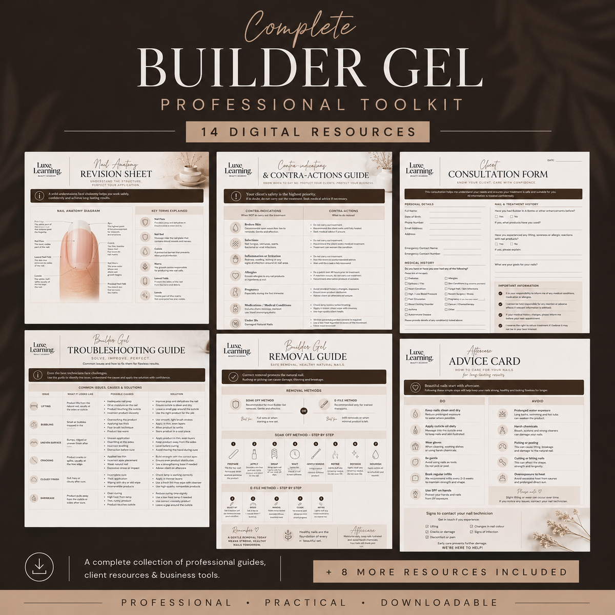 Complete Builder Gel Professional Toolkit | 14 Digital Resources