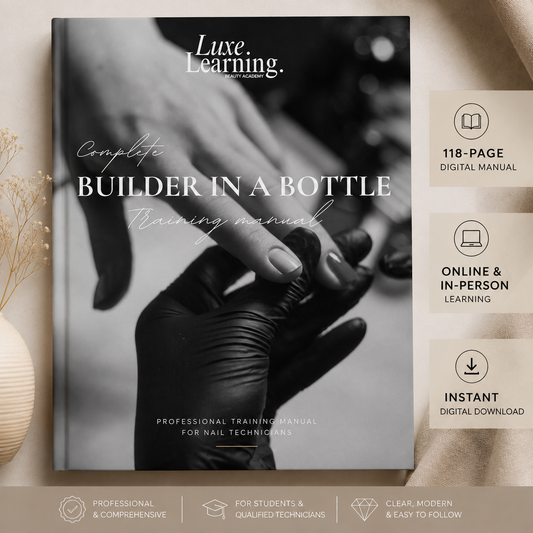 Builder Gel Training Manual | Professional Nail Technician Guide | Builder Gel Application & Techniques | Digital PDF